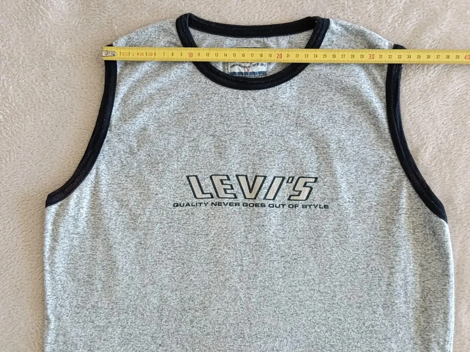 Levi’s Vintage Heather Gray 90s Tank Top Size S – photo 8